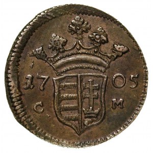 Franciszek II Rakoczi 1703-1711, 10 poltura 1705 C - M,...
