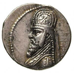 Mitrydates II /123-88 pne/, drachma, Aw: Popiersie król...