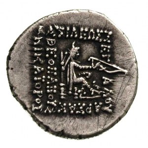 Sinatrukes /77-70 pne/, drachma, Aw: Popiersie króla w ...
