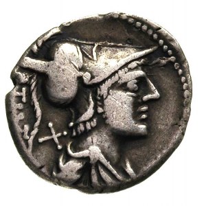 Ti. Veturius Gracchi 137 pne, denar, Rzym, Aw: Popiersi...