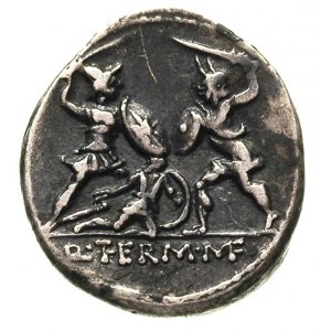 Q. Minucius M. f. Thermus 103 pne, denar, Rzym, Aw: Gło...