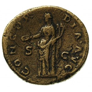 Sabina - żona Hadriana, 117-138, sestercja, Aw: Popiers...