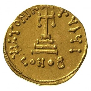 Konstans II 641-668, solidus 654/659, Konstantynopol, o...