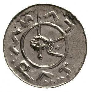 Wratysław II 1054-1061-1092, denar, Aw: Głowa w prawo, ...