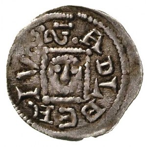 Bolesław Kędzierzawy 1146-1173, denar, Aw: Książę na tr...
