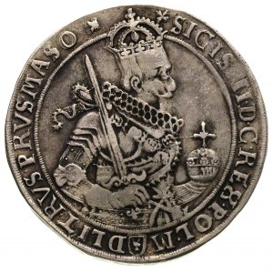 talar 1630, Bydgoszcz, wąskie popiersie króla z kokardą...