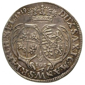 1/6 talara 1719, Drezno, Merseb. 1613