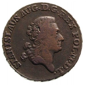 trojak 1782, Warszawa, Plage 184, rzadki, patyna