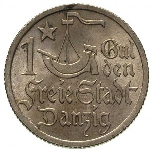 1 gulden 1923, Utrecht, Koga, Parchimowicz 61 a, smuga ...