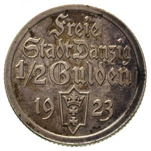 1/2 guldena 1923, Utrecht, Koga, Parchimowicz 59 a, pat...
