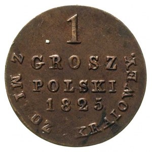 grosz z miedzi krajowej 1825, Warszawa, Plage 217, Bitk...