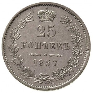 25 kopiejek 1857, Warszawa, Plage 455, Bitkin 285 R1, b...