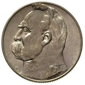 5 złotych 1938, Warszawa, Józef Piłsudski, Parchimowicz...