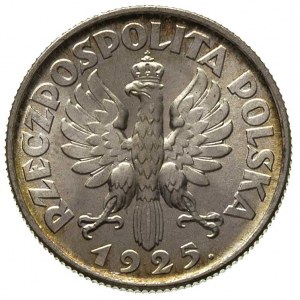 1 złoty 1925, Londyn, Parchimowicz 107 b, egzemplarz ga...