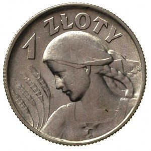 1 złoty 1925, Londyn, Parchimowicz 107 b, bardzo ładne