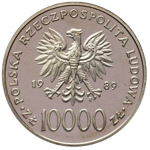 10.000 złotych 1989, Warszawa, Jan Paweł II, srebro 31....