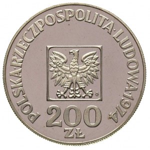 200 złotych 1974, Warszawa, XXX LAT PRL, Parchimowicz 3...