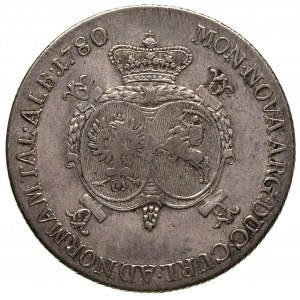 Piotr Biron 1769-1795, talar 1780, Mitawa, Gerbaszewski...