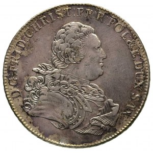 talar 1763, Lipsk, litera S pod popiersiem i IFoF pod t...