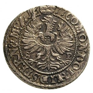 Sylwiusz Fryderyk 1668-1697, 3 krajcary 1677, Oleśnica,...