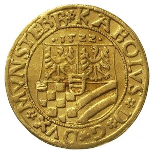 Karol I 1511-1536, dukat 1522, Złoty Stok, FuS 2068, Fr...