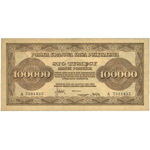 100.000 marek polskich 30.08.1923, seria A, Miłczak 35,...