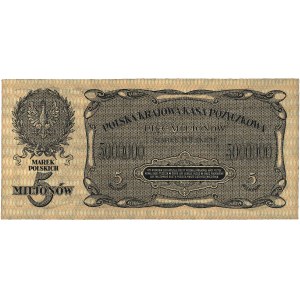 5.000.000 marek polskich 20.11.1923, seria C, Miłczak 3...