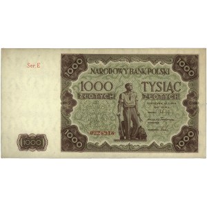 1.000 złotych 15.07.1947, seria E, Miłczak 133a