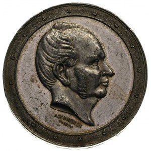Józef Majer- medal autorstwa A.Schindlera 1881 r, Aw: G...