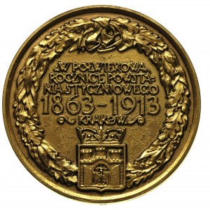 50 rocznica Powstania Styczniowego-medal autorstwa Wojc...