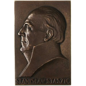 Stanisław Staszic, plakieta mennicy warszawskiej sygnow...