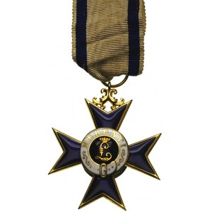 Krzyż Orderu Zasługi Wojennej (Merenti 1866), złoto, na...