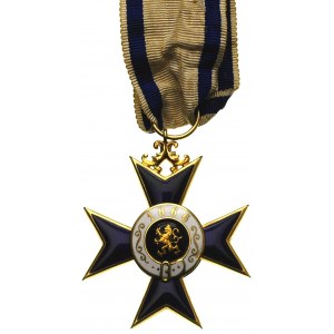 Krzyż Orderu Zasługi Wojennej (Merenti 1866), złoto, na...