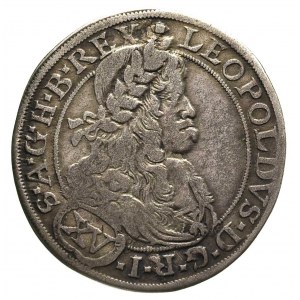 Leopold I 1657-1705, zestaw monet 15 krajcarów 1664, Wi...