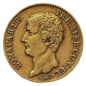 Napoleon Bonaparte - jako konsul 1799-1804, 20 franków ...