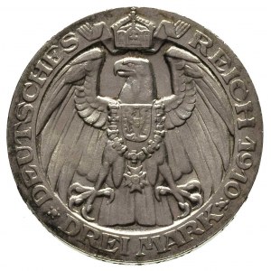 3 marki 1910 / A, Berlin, 100-Lecie Uniwersytetu w Berl...