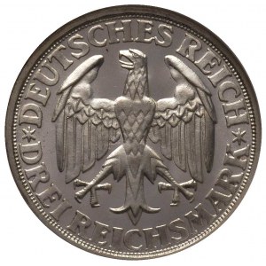 3 marki 1928 / D, Monachium, Dinkelsbühl, J. 334, monet...