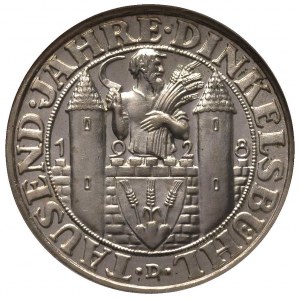 3 marki 1928 / D, Monachium, Dinkelsbühl, J. 334, monet...