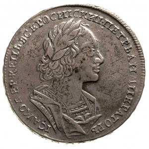 rubel 1723, Krasnyj dwor, popiersie typu \marynarz, bez...