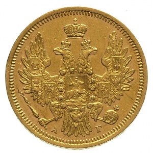 5 rubli 1850, Petersburg, Bitkin 33, Fr. 155, złoto 6.5...