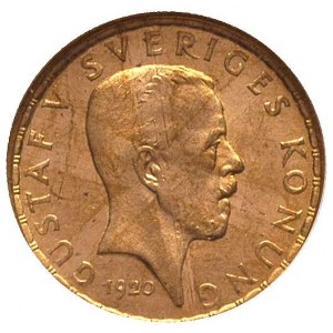 Gustaw V 1907-1950, 5 koron 1920, Sztokholm, Fr. 97, zł...