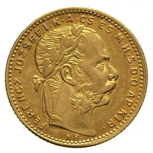20 franków = 8 forintów 1884 / KB, Krzemnica, Fr. 243, ...