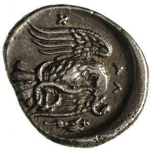 Eubea - Chalkis, 340-294 pne, drachma, Aw: Głowa Hery w...