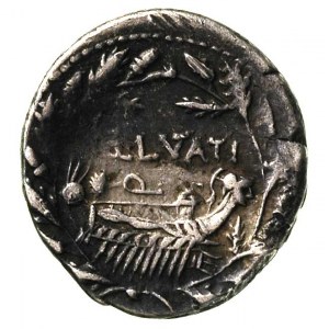 Q. Lutati Cerco Q., denar 108 pne, Rzym, Aw: Głowa Romy...