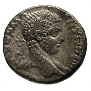 Elagabal 218-222, tetradrachma bilonowa, Aw: Popiersie ...