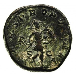 Gordian III 238-244, sestercja, Rzym, Aw: Popiersie w p...