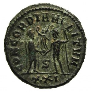 Dioklecjan 284-305, antoninian, Aw: Popiersie w prawo i...