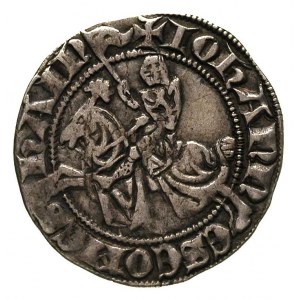 Jean de Walincourt 1306-1314, grosz, Aw: Rycerz w zbroi...