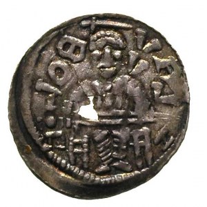 Bolesław IV Kędzierzawy 1146-1173, denar, Aw: Książe na...