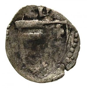 Jadwiga 1386-1399, denar krakowski, Aw: Orzeł, Rw: Herb...